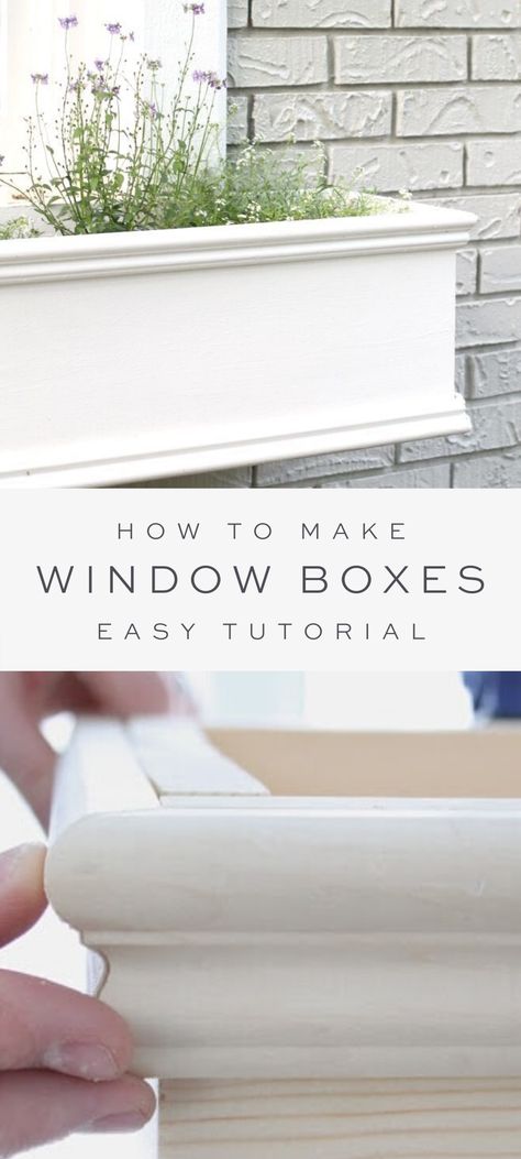 White Window Boxes, Make A Window, Window Boxes Diy, Window Box Flowers, Window Planters, Diy Planter Box, Window Planter Boxes, Flower Window, Garden Life