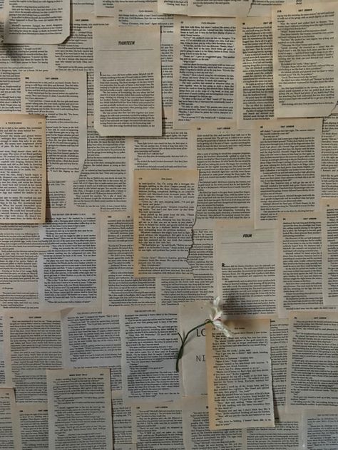 book pages on wall. #interiordesign #wallartdecor #interiordesignideas #books #booklover #walldecorinspo #apartmentideas #apartment #library #guestroom Book Page Poster Wall Decor, Books On Walls, Book Page Accent Wall, Book Pages Aesthetic Wall, Pages Of Books On Wall, Book Paper Wall Decor, Books Pages Aesthetic, Pages On Wall, Book Pages On Wall