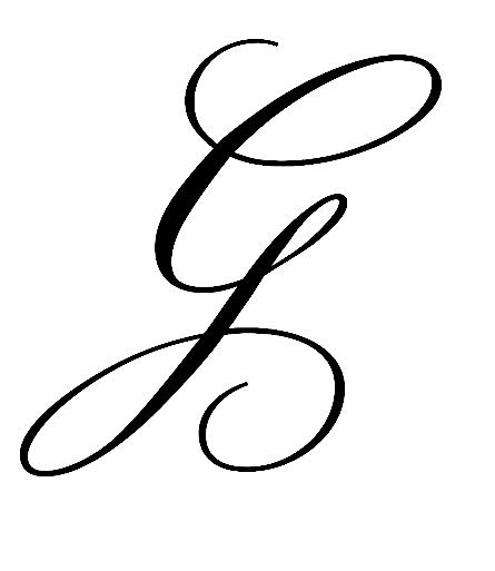 G Letter Calligraphy, Ag Tattoo Letter, Capital G In Cursive, G In Different Fonts, G Calligraphy Letter, Cursive Ampersand, Letter G Tattoo Ideas, Cursive G Tattoo, G Tattoo Letter Design