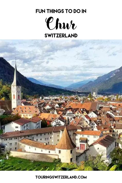 Is Chur worth visiting? Yes, definitely! Here are some 8 fun things you can do in Chur - the alpine city of Switzerland. #chur #grisons #graubünden #switzerland #myswitzerland Switzerland People, Chur Switzerland, Switzerland Tour, Switzerland Cities, Chur, Switzerland Travel, Lugano, City Trip, Best Cities