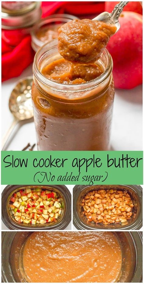 Apple Butter Without Peeling Apples, No Peel Apple Butter, Apple Butter Recipe Crockpot, Apple Butter Crock Pot, Slow Cooker Apple, Slow Cooker Apple Butter, Apple Butter Recipe, Slow Cooker Apples, Butter Crock