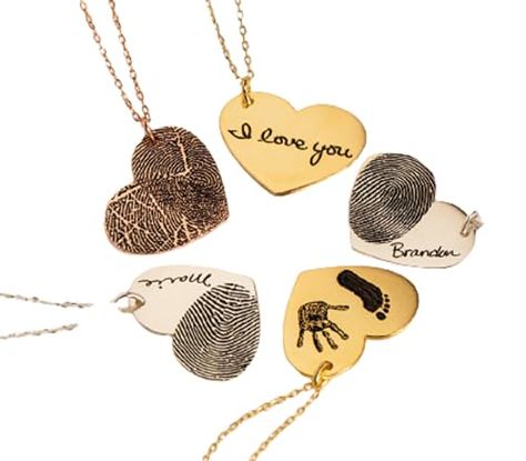 Actual Fingerprint Necklace • Engraved Fingerprint Handwriting Jewelry • Custom Heart Charm • Memo• Memorial Gift • Gifts for Mom SIS, Fingerprint Pendant, jewelry, Fingerprint Ring, Handmade Jewelry Fingerprint Pendant, For Mom, Fingerprint Ring, Fingerprint Necklace, Handwriting Jewelry, Picture Necklace, Finger Print, Gifts For, Gemstone Jewelry Handmade