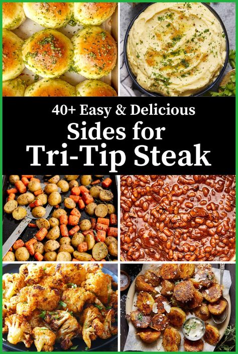 Hosting a tri tip dinner and need side dish ideas? Pair your tri tip steak or beef tri tip with easy side dish recipes like Crockpot Green Beans or Sheet Pan Roasted Peas. These sides dish for tri tip are perfect for any occasion, from casual dinners to special gatherings. Find out what to serve with tri tip and make your meal stand out. Save the recipe for later. Sides For Tri Tip, Tri Tip Dinner, Cajun Corn On The Cob, Roasted Pepper Recipes, Tri Tip Steak, Tri Tip Roast, Cajun Corn, Easy Broccoli Casserole, Hot Honey Recipe