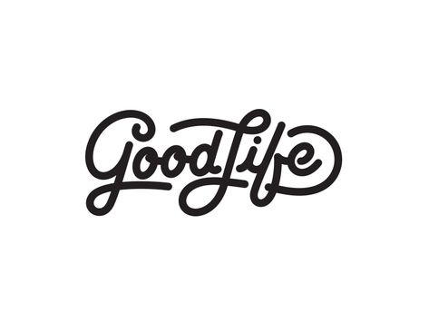 life is #good #design #typography The Good Life Logo, Handlettered Logo, Doodle Logo, Good Logo, Identity Design Inspiration, Life Logo, Calligraphy Logo, Online Logo, Script Lettering