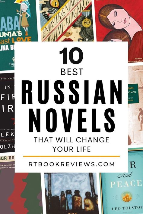 Many of us know classic Russian novels like War and Peace or Crime and Punishment. Themes like science, romance, and politics are used in captivating plots with unforgettable characters. Tap to see the top 10 Russian novels you'll want to read! #russianauthors #russianbookstoread #bestbookstoread Russian Novels, Russian Authors, Classic Books List, Best Fantasy Books, Russian Books, Contemporary Novels, Classic Novels, Short Novels, Russian Literature