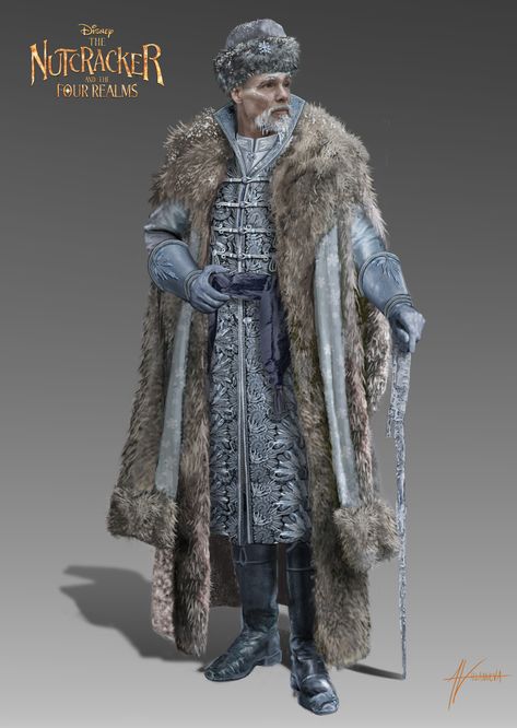 ArtStation - Nutcracker and the Four Realms: The Snow Regent, Alan Villanueva Nutcracker And The Four Realms Costume, The Nutcracker And The Four Realms, Disney Nutcracker, Nutcracker And The Four Realms, Nutcracker Characters, Slavic Clothing, Celtic Christmas, Night Of The Demons, Russian Clothing