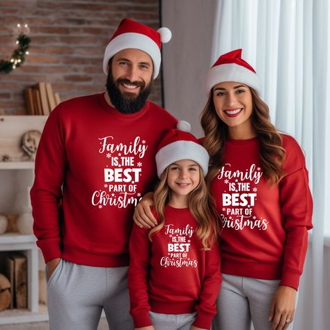 sweatshirt The best thing about christmas is family, Matching Family Christmas Shirts, Christmas Family Shirt Making Memories, winter tshirt 2023 Sweaters, Family Christmas Sweaters, Holiday Sweatshirt, Family Christmas Shirts, Sweatshirt Christmas, Family Set, Comfy Sweatshirt, Galvanized Metal, Christmas 2023