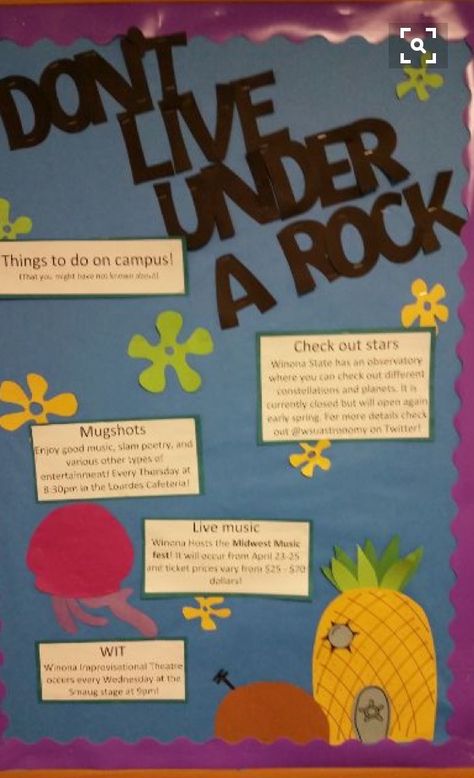 Get Involved Bulletin Board Spongebob Student Council Posters, Good Student Council Posters, Spongebob Door Decs, Resident Assistant Door Decs, Dorm Bulletin Boards, Res Life Door Decs, Res Life Bulletin Boards, Resident Assistant Bulletin Boards, Dorm Themes