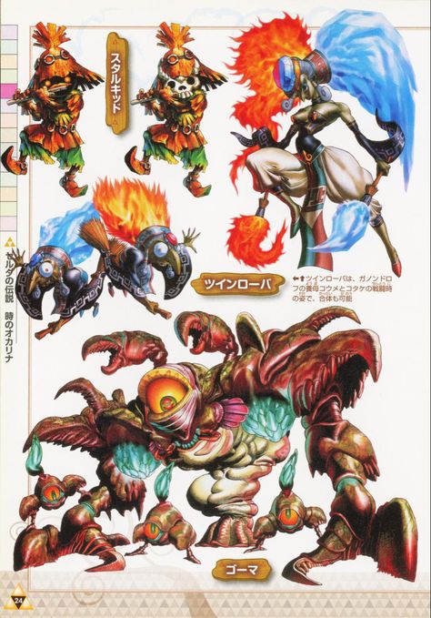 Ocarina Of Time Official Art, Retro Games Poster, Legend Of Zelda Characters, Zelda Tattoo, Retro Gaming Art, Zelda Twilight Princess, Creature Artwork, Cool Monsters, Nintendo Art