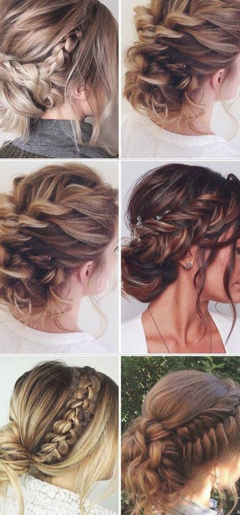 Braided Updo Long Hair, Popular Wedding Hairstyles, Everyday Braids, Wedding Hairstyles And Makeup, Beautiful Wedding Hair, Fall Wedding Hairstyles, Wedding Hairstyles Bridesmaid, Try On Hairstyles, Long Hair Wedding Styles