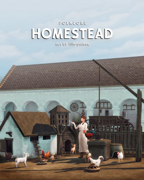 Historic Sims 4 Cc, Sims 4 History Challenge, Sims 4 Ultimate Decades Challenge, Sims 4 Architecture Cc, Sims 4 Medevil Cc, Sims 4 Homestead, Sims 4 Medieval Cc Clothes, Medieval Homes, Sims Historical