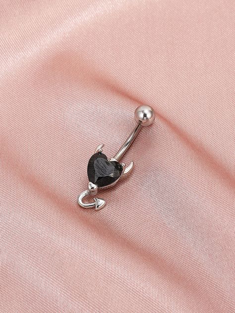 Black Belly Button Ring, Black Belly Button Piercing, Belly Button Piercing Black, Belly Piercings, Heart Decor, Belly Piercing, Belly Button Piercing, Belly Ring, Sirius Black