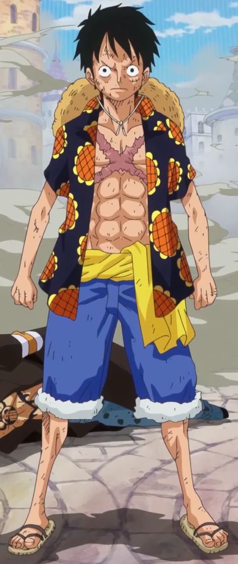 :( Luffy Dressrosa Manga, Luffy Dressrosa, Luffy Outfits, Anime Girlies, Blue Monkey, Cosplay Inspo, One Piece Clothing, Anime Inspired Outfits, Casual Cosplay