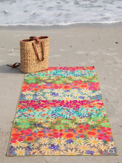 Downward Dog Pose, Rolling Tote Bag, Boho Tent, Ponte Vedra Beach, Dog Poses, Hair Accessories Boho, Beach Color, Microfiber Towel, Summer Home Decor