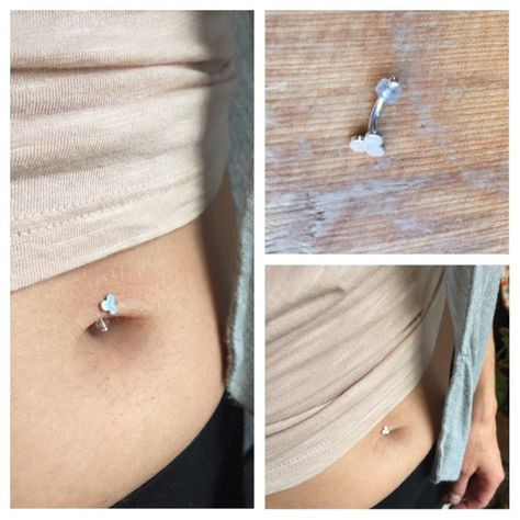 Floating Piercing, Floating Navel Piercing, Floating Navel, Beautiful Piercings, Different Piercing, Belly Button Piercing Jewelry, Button Piercing, Piercing Ring, Navel Piercing