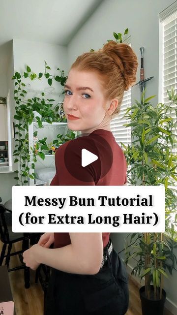 Easy Long Hair Messy Bun, Messy Bun For Extra Long Hair, Quick And Easy Messy Buns For Long Hair, Easy Long Hair Updo Quick, Easy Buns For Long Hair, Easy Messy Buns For Long Hair, Messy Bun Long Hair, Messy Bun For Long Hair, Cute Messy Buns