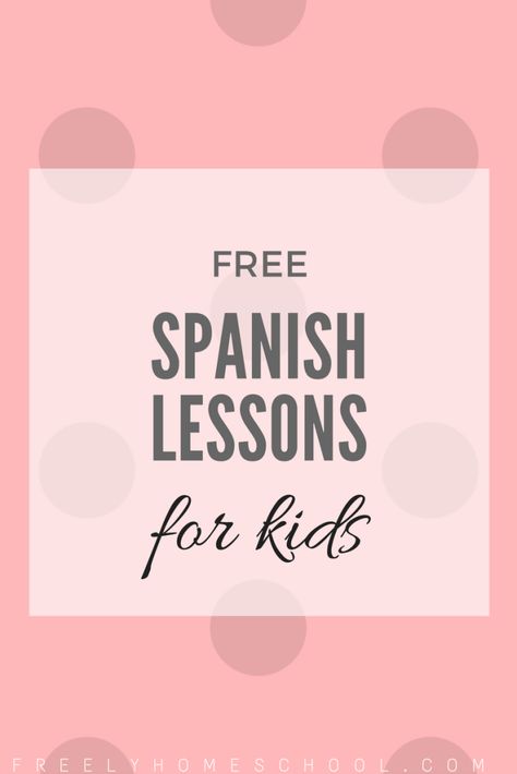 Spanish Words For Kids, Preschool Spanish Lessons, Lessons For Kindergarten, Kindergarten Spanish, Beginner Spanish Lessons, Teach Yourself Spanish, Free Spanish Lessons, Spanish Learning Activities, Preschool Spanish