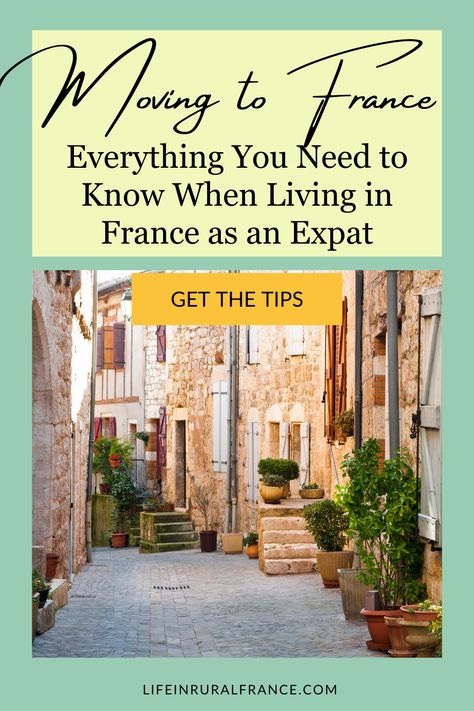 Things to Know Before Moving to France | Best Place in France for Expats | French Travel Blogger | Learn exactly what you need to be able to fully embrace French living as an expat! Discover a great checklist for moving to France and the best tips for expat living. Take our quiz and discover the hidden gems in each region of Rural France, and everything you need to know before moving to the South of France. Take the quiz at www.lifeinruralfrance.com/rural-france-quiz Move To France, Moving To France From Us, Checklist For Moving, Moving To France, Provence France Travel, Rural France, Living In France, French Life, Live Abroad