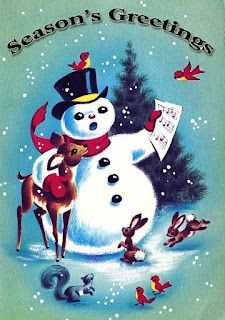 FREE Vintage Retro Snowman Printables Retro Christmas Cards, Vintage Snowman, Christmas Squares, Christmas Ephemera, Vintage Christmas Card, Vintage Christmas Images, Christmas Graphics, Old Christmas, Old Fashioned Christmas