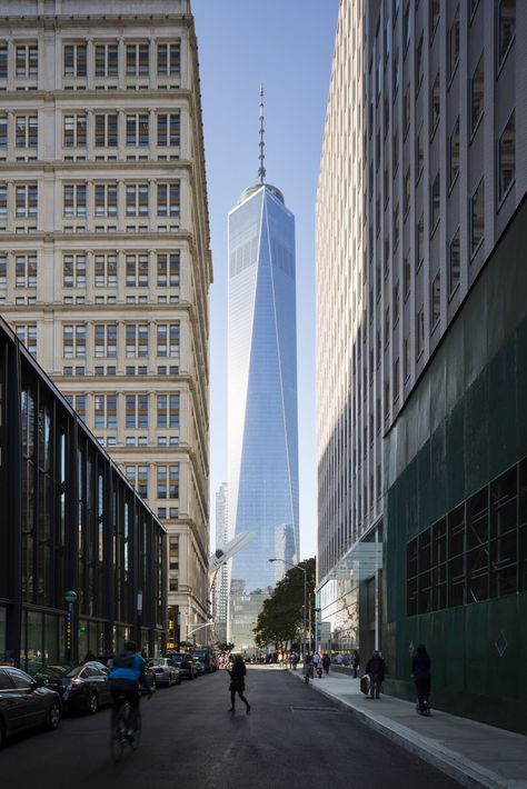 Gallery of One World Trade Center / SOM - 5 World Trade Center Nyc, New York Architecture, Tall Buildings, One World Trade Center, Ellis Island, Yankee Stadium, New York City Travel, Trade Center, Living In New York