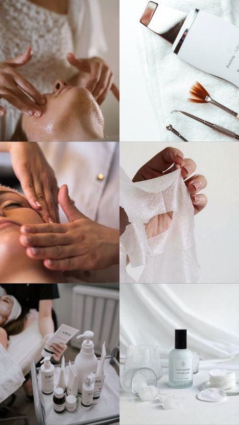 Beauty Clinic Aesthetic, Facial Advertising Ideas, Esthetics Pictures Instagram, Beauty Therapist Aesthetic, Esthetician Entrepreneur, Spa Facial Aesthetic, Facial Background, Esthetician Pictures, Esthetics Photos