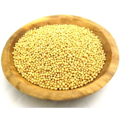 yellow-mustard-seed Jus Lemon, Chinese Mustard, Yellow Mustard Seeds, Fresh Spices, Herb Seasoning, Spices And Herbs, Yellow Mustard, Premium Ingredients, Natural Herbs