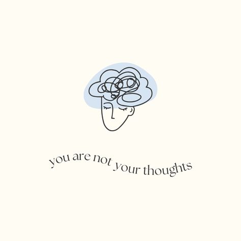 🌟 You Are Not Your Thoughts 🌟 Hey there, beautiful souls! 🌸 Ever catch yourself spiraling into a whirlwind of negative thoughts? 💭 It's easy to believe those thoughts define us, but here's a powerful reminder: You are NOT your thoughts. 💪✨ Our minds are like a radio station, constantly broadcasting various ideas, worries, and dreams. Sometimes, it plays our favorite song, and other times, it's just static noise. The key is to remember that YOU are the listener, not the broadcast. You Are Not Your Thoughts Quotes, You Are Not Your Thoughts, Repeat After Me, The Power Of Positive Thinking, Power Of Positive Thinking, Practice Mindfulness, Mental Wellbeing, 2025 Vision, Favorite Song