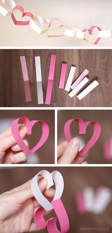 aentschies Blog #aentschies #Blog Valentijnsdag Diy, Saint Valentin Diy, Valentines Bricolage, Hadiah Diy, Diy Girlande, Pola Kotak, Kraf Kertas, Aktiviti Kanak-kanak, Anniversaire Diy