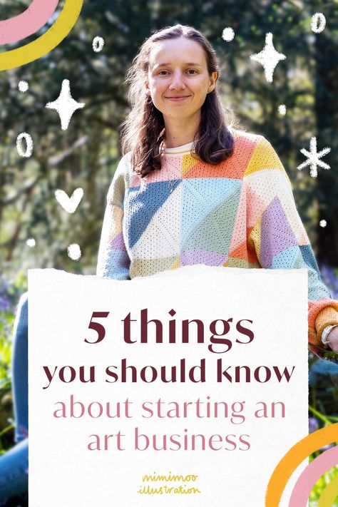 5 Things You Should Know About Starting An Art Business Small Art Business, 10k Instagram Followers, Treat Business, Successful Artist, Profitable Crafts, Fair Booth, Turned Art, Art Biz, Art Advice