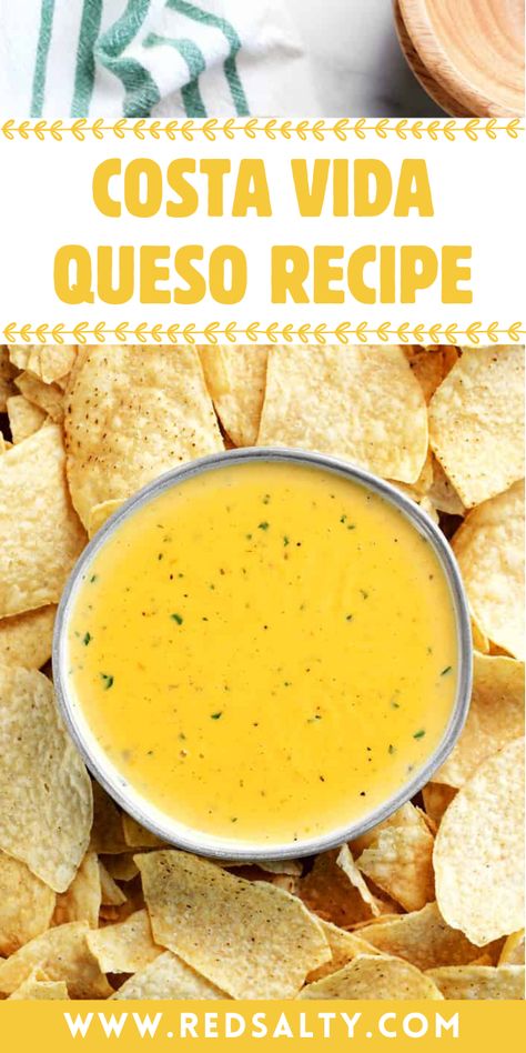 Are you looking for a delicious dip to make your snacks better? Well, you've found it with the Costa Vida Queso recipe!
#CostaVidaQueso #Recipe Costa Vida Queso Recipe, Copycat Costa Vida, Restaurant Queso Dip, Boss Sauce Recipe, Restaurant Queso, Ube Polvoron Recipe, Grilled Mac And Cheese, Polvorones Recipe, Peach Ice Cream Recipe