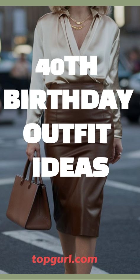 40, Fabulous, and Ready to Slay: 15 Fierce Outfit Ideas for Your Big Birthday Bash. Birthday Celebrant Outfit, Attending A Birthday Party Outfit, Woman In Her 30s Aesthetic, 40th Birthday Looks For Women, 40th Birthday Party Outfit Women Guest, 2024 Party Outfit, November Birthday Outfit Women, Surprise Party Outfits Women, 40th Birthday Outfits For Women Fall