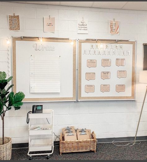 Clean Classroom, Teaching Classroom Decor, Elementary Classroom Themes, Classroom Organization Elementary, Teachers Room, Classroom Decor High School, Classroom Makeover, Modern Classroom, Be Clean