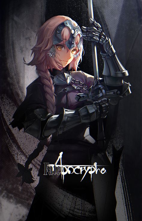 ArtStation - Joan of Arc, Chen Chen Ruler Fate Apocrypha, Fate Aesthetic, Fate Apocrypha Ruler, Jeanne D Arc Fate, Joan Of Arc Fate, Fate Apocrypha, Fate Stay Night Anime, Joan Of Arc, Jeanne D Arc