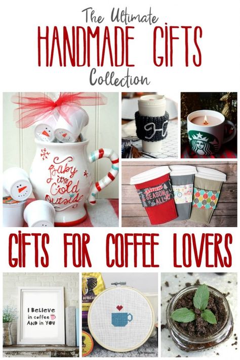 Gifts for Coffee Lovers: When you love a coffee lover, its not that hard to figure out what to gift them, but if you're stuck this gifts for the coffee lovers edition of the ultimate handmade gifts collection will help! Starbucks Candle Diy, Starbucks Candle, Gift Ideas For Coffee Lovers, Coffee Lover Gifts Basket, Painted Coffee Mugs, Starbucks Diy, Traditional Colonial, Endocannabinoid System, Colonial Christmas