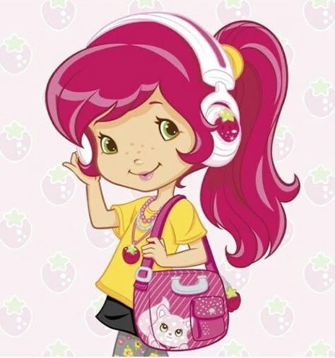 Strawberry Shortcake Cartoon, Strawberry Shortcake, Profile Pics, Pink Hair, Literally Me, Profile Pictures, Berry, Headphones, Hello Kitty