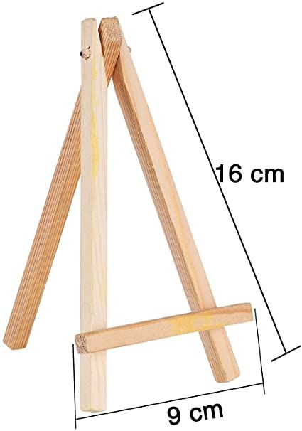 Diy Mini Easel Stand, Easel Diy, Kids Art Party, Diy Easel, Mini Easel, Cardboard Design, Wood Easel, Diy Display, Display Easel