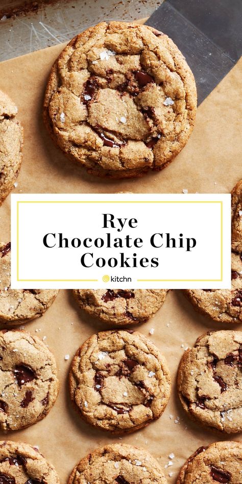 Recipes With Rye Flour, Wheat Free Baking, Classic Chocolate Chip Cookies, No Flour Cookies, Rye Flour, Flour Recipes, Healthy Cookies, How Sweet Eats, Cookies Recipes Chocolate Chip