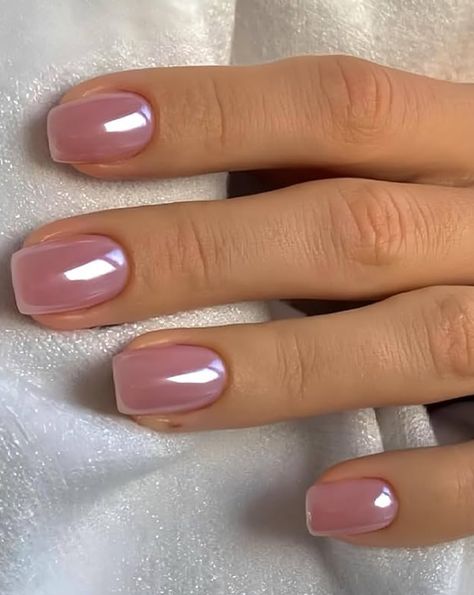 Simple But Cool Nails, Nail Idea Short Square, Best Nail Colors Summer 2024, Short Nail Mani, Nail Color To Make You Look Tan, Fun Professional Nails, Wedding Guest Nails Short, Nail Inspo Simple Short, Gel Nails Ideas Natural Nail