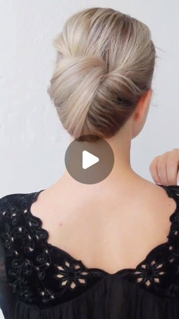 Short Hair Updo Tutorial, Easy Bun Hairstyles For Long Hair, Updo Tutorial, French Twist Hair, Easy Bun Hairstyles, Easy Bun, Hair Upstyles, Easy Hair Updos, Long Hair Updo