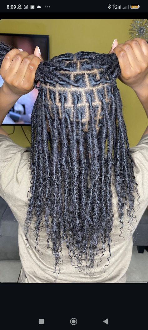 Root Locs With Extensions, Human Hair Goddess Locs, Human Hair Loc Extensions, Curly Locs Styles, Micro Loc Extensions Permanent, Instant Locs With Extensions, Loc Extensions Permanent Human Hair, Short Mini Twists With Extensions, Loc Sizes Chart