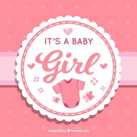 Cute baby girl background in flat style | Free Vector #Freepik #freevector #background #invitation #baby #card Baby Girl Background, Pregnancy Prayer, Background Invitation, Beach Scrapbook Layouts, Its A Girl Announcement, Couples Quotes, Cartoon Clip, Happy Birthday Wallpaper