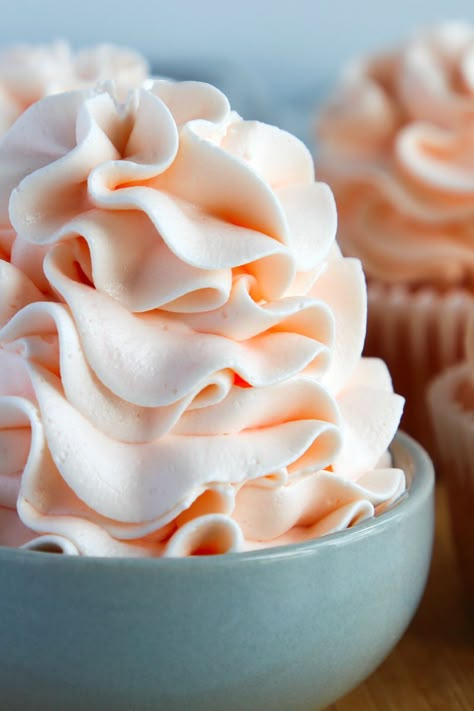 Cherry Almond Buttercream Frosting - Cake Me Home Tonight Cherry Almond Buttercream Frosting, Unique Buttercream Flavors, Almond Flavored Frosting, Peach Buttercream Frosting, Cherry Frosting Recipe, Homemade Whipped Cream Easy, Flavored Buttercream Frosting, Whipping Cream Recipe, Cherry Buttercream Frosting