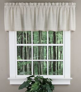 Curtain Chic - Connemara Country Valance - Natural - Country Valances Pleated Valance, Box Pleat Valance, Country Kitchen Curtains, Country Valances, Sheer Valances, Waterfall Valance, Window Valances, Curtain Styles, Curtains And Draperies