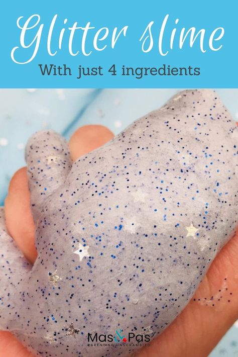 Frozen theme glitter slime | Fun Kids Activities | Frozen Slime, Screen Free Kids, How To Make Glitter, Frozen Toys, Cheap Diy Crafts, Easy Slime Recipe, Slime Craft, Frozen Themed, Glitter Slime