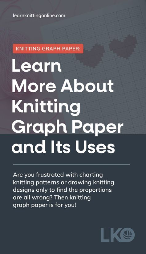 Have you heard of knitting graphing paper? It's one of knitting's handy tools to help you in a wide range of uses. Learn how to use knitting graph papers here and start graphing those lovely patterns soon. | For more free knitting tips visit learnknittingonline.com Knitting Graph Paper, Graphing Paper, Picture Graphs, Graph Paper Designs, Handy Tools, Intarsia Patterns, Knitting Tips, Knitting Gauge, How To Start Knitting