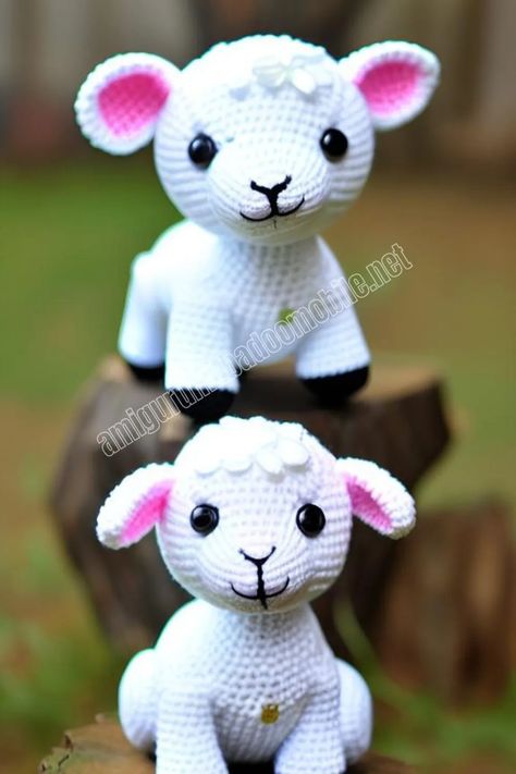 Amigurumi Sleepy Lamb Free Pattern-2 – Free Amigurumi Crochet Crocheted Sheep Pattern Free, Amigurumi Farm Animals Free Pattern, Amigurumi Lamb Free Pattern, Crochet Sheep Free Pattern Amigurumi Lamb, Free Crochet Lamb Pattern, Crochet Miniatures Pattern Free, Lamb Crochet Pattern Free, Crochet Farm Animals Free Pattern, Crochet Lamb Free Pattern