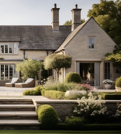 Welcome to the Cotswold Family Home...  It's fair to say, this has been one of our favourite projects of all time.  The Cotswolds, in my humble opinion, is the dream living, holidaying, walking, spa retreat and everything else destination. It is also the place of my upbringing.    #countrylife #countryliving #winchcombe #cotswoldhome  #familyhome Cotswolds House Exterior, Cotswold House Interior, Cotswolds Aesthetic Interior, Cotswold Patio, Modern Cotswold House, Cotswold Bathroom, Cotswold Houses, Cotswold Cottage Interior, French Tudor