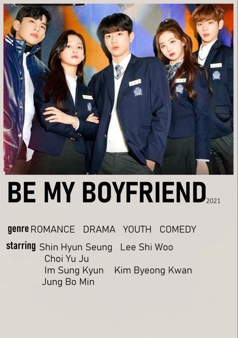 Be My Boyfriend Kdrama Poster, Be My Boyfriend Kdrama, Chinese Drama Checklist, Be My Boyfriend, Movies To Watch Teenagers, New Korean Drama, Fake Relationship, Korean Drama Series, Drama Tv Shows