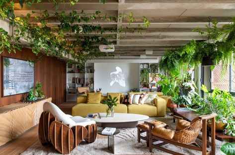 Gallery of Biophilia in Brazilian Contemporary Architecture in 7 Projects - 7 Old Wood Floors, Urban Forest, Apartment Terrace, Parametric Design, Outdoor Balcony, Frank Gehry, Box Houses, Contemporary Architecture, Modern Architecture