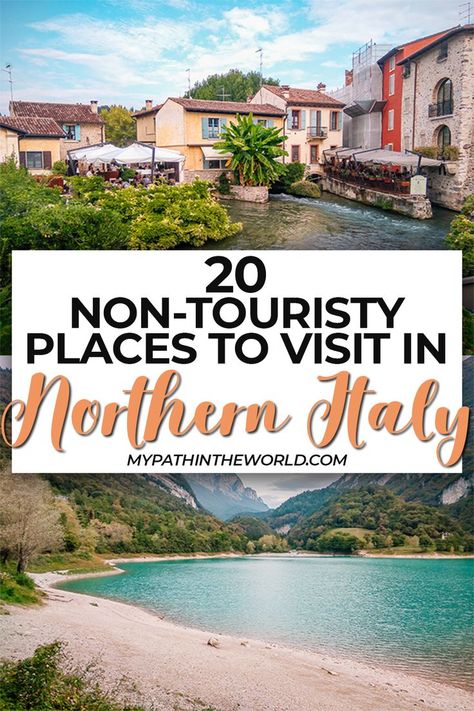 Northern Italy hidden gems: A north Italy travel guide of non-touristy beautiful places to visit Northern Italy Road Trip, North Italy Travel, Italy Padua, Italy Hidden Gems, Italy North, Northern Italy Travel, Beautiful Places In Italy, Trip Italy, Best Places In Italy